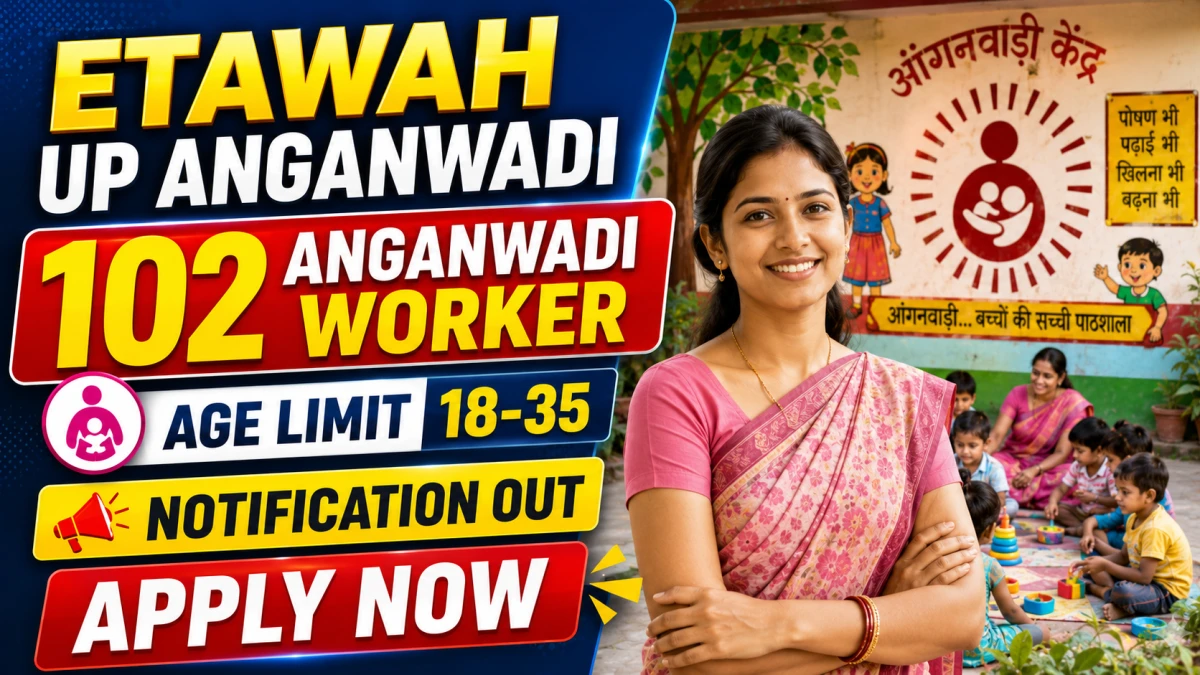 Etawah UP Anganwadi Worker Recruitment 2026