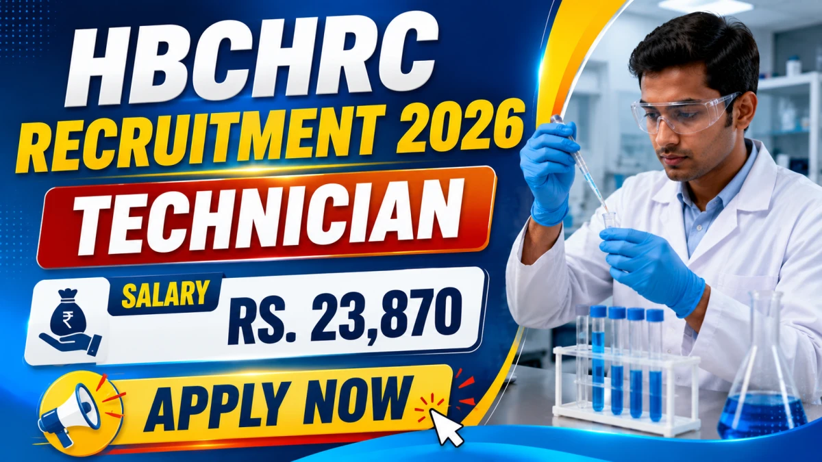 HBCHRC Technician Recruitment 2026
