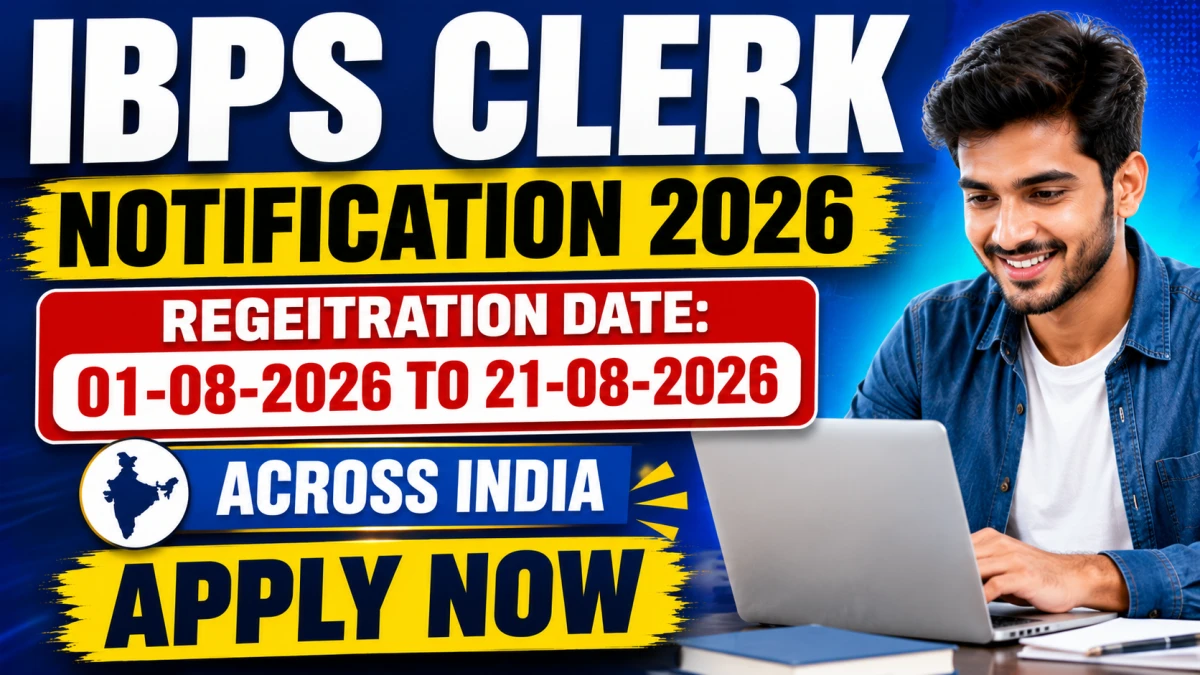 IBPS Clerk (CRP CSA-XVI) Recruitment 2026