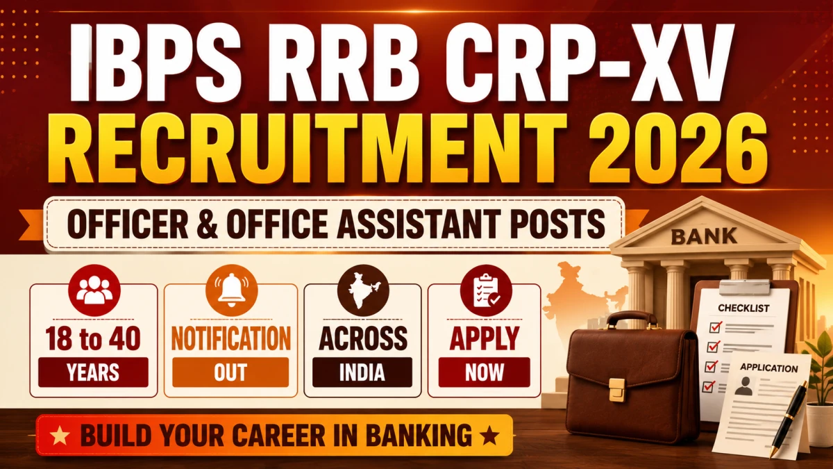 IBPS RRB CRP-XV Recruitment 2026