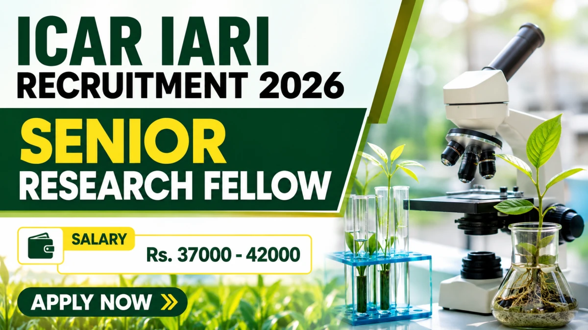 Focus keyword: Related focus keywords: ICAR IARI Senior Research Fellow Recruitment 2026