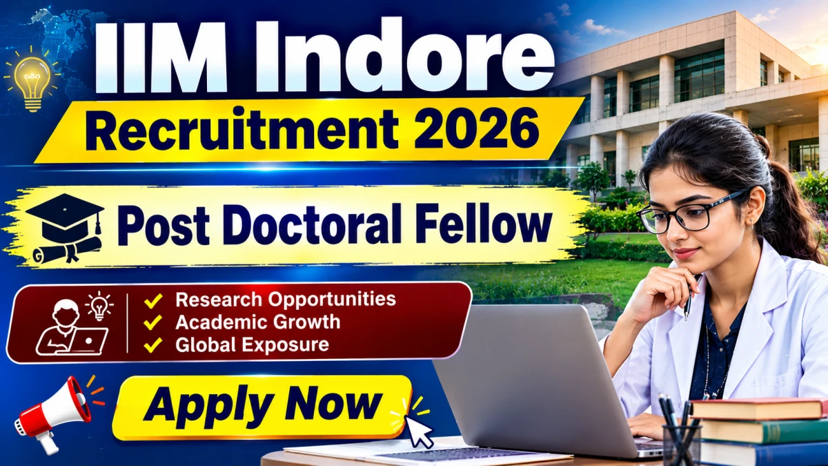 IIM Indore Post Doctoral Fellow Recruitment 2026