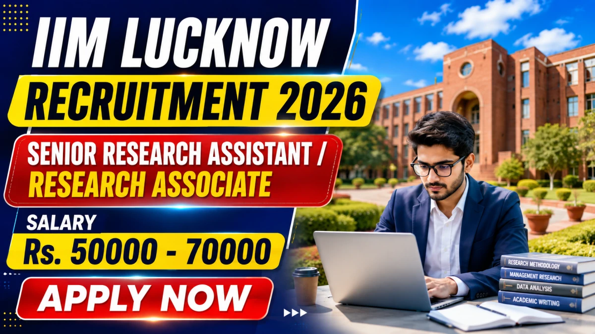 IIM Lucknow Recruitment 2026