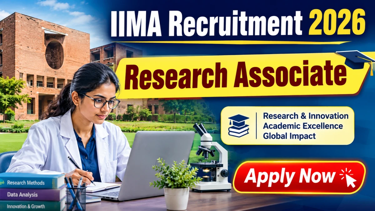 IIMA Research Associate Recruitment 2026
