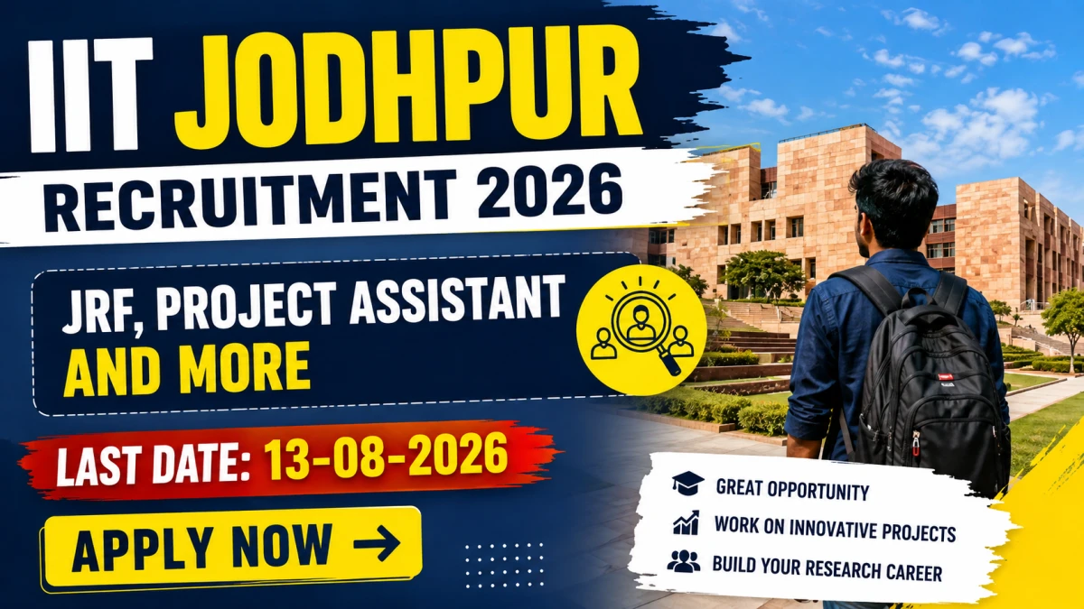 IIT Jodhpur Recruitment 2026