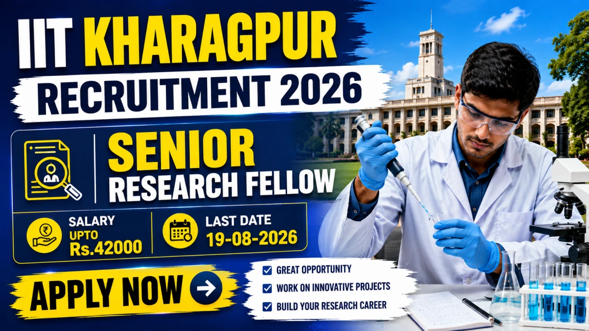 IIT Kharagpur Senior Research Fellow Recruitment 2026