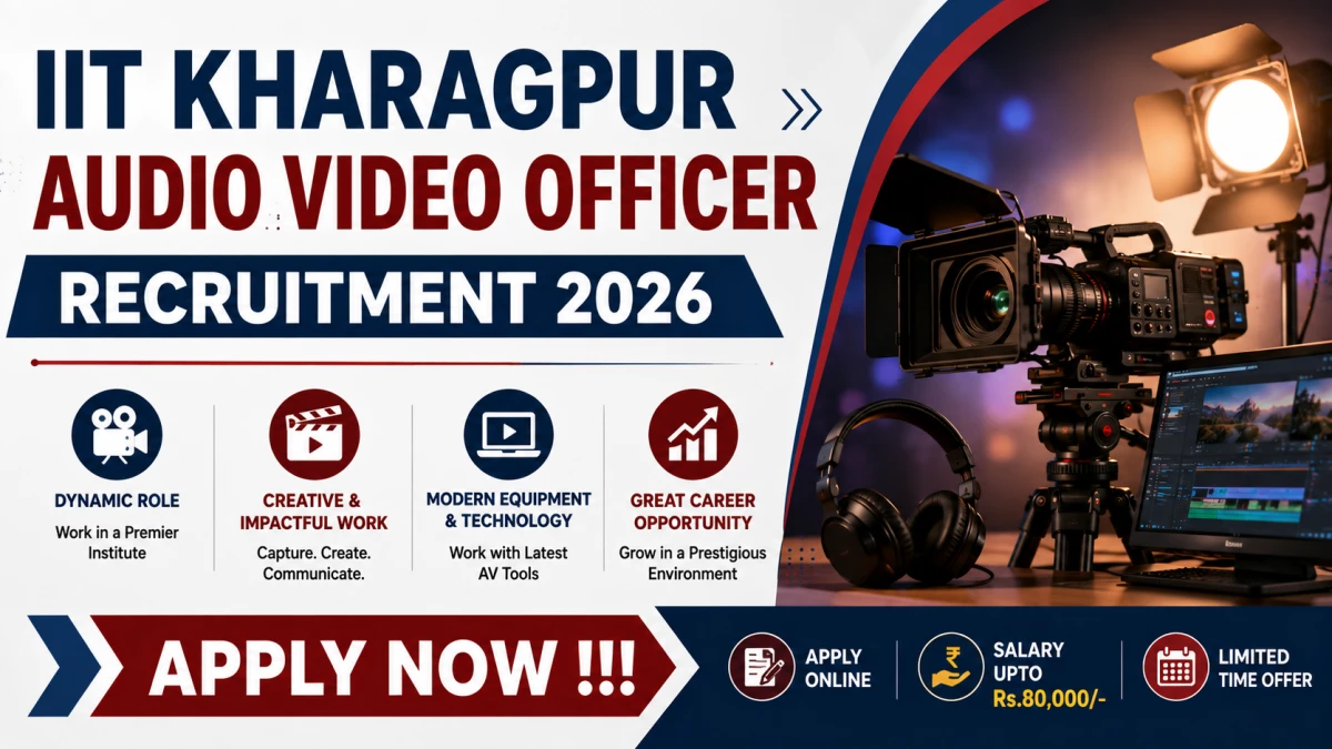 IIT Kharagpur Audio Video Officer Recruitment 2026