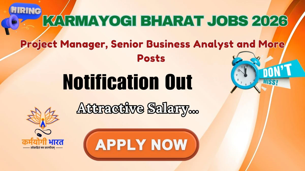 Karmayogi Bharat Recruitment 2026