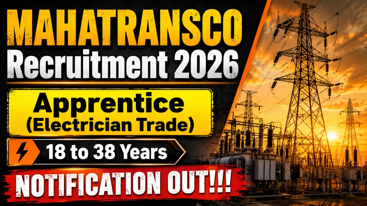 MAHATRANSCO Apprentice Recruitment 2026
