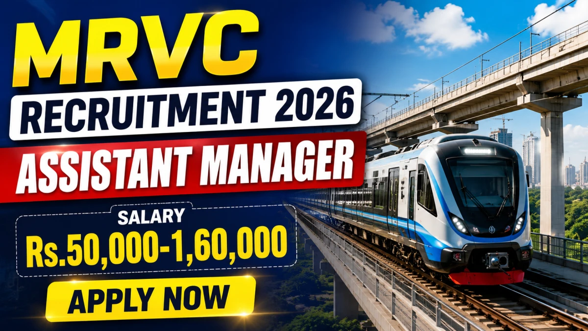MRVC Assistant Manager Recruitment 2026