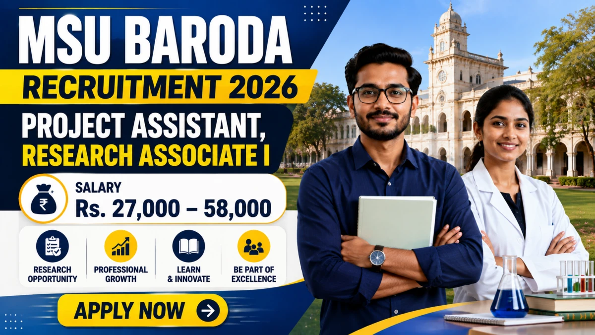 MSU Baroda Recruitment 2026