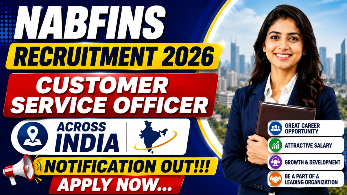 NABFINS CSO Recruitment 2026