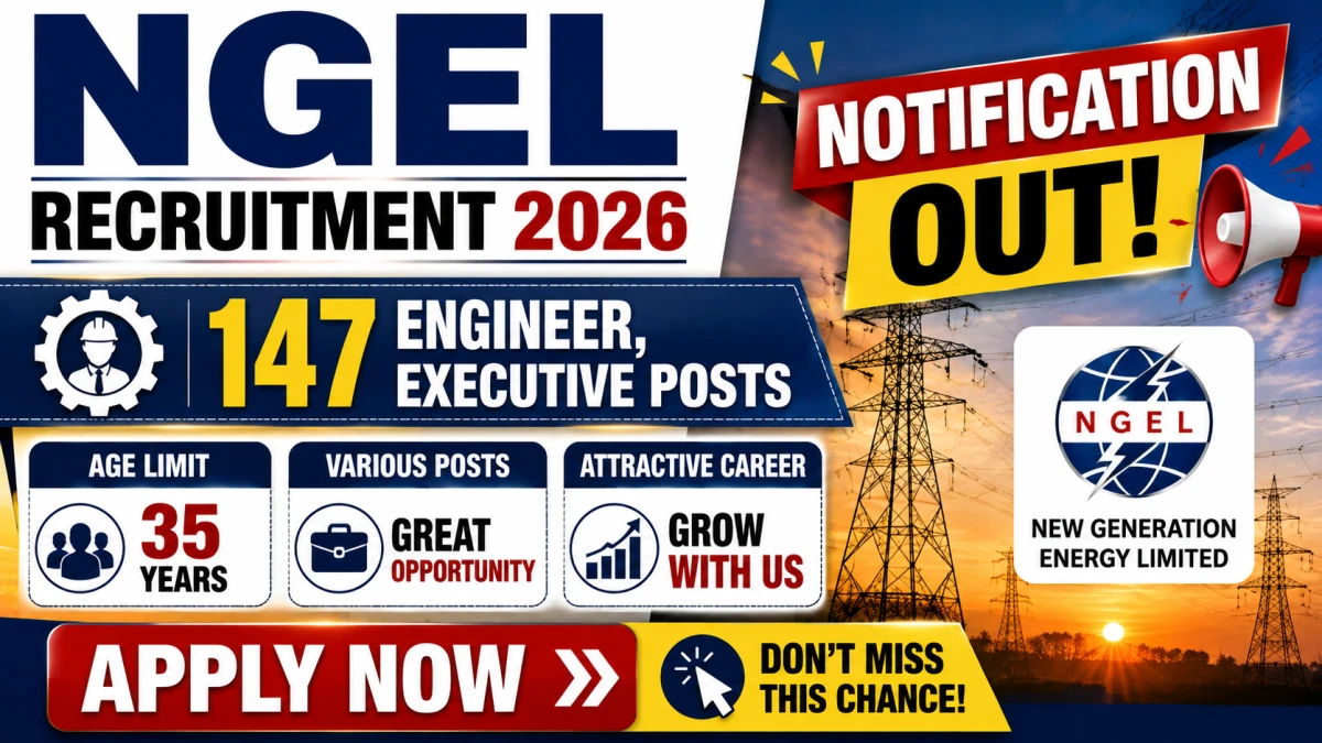 NGEL Recruitment 2026