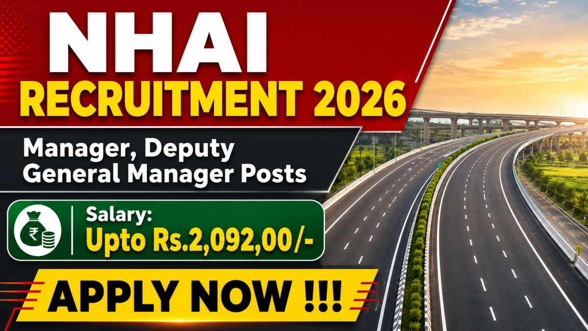 NHAI Recruitment 2026