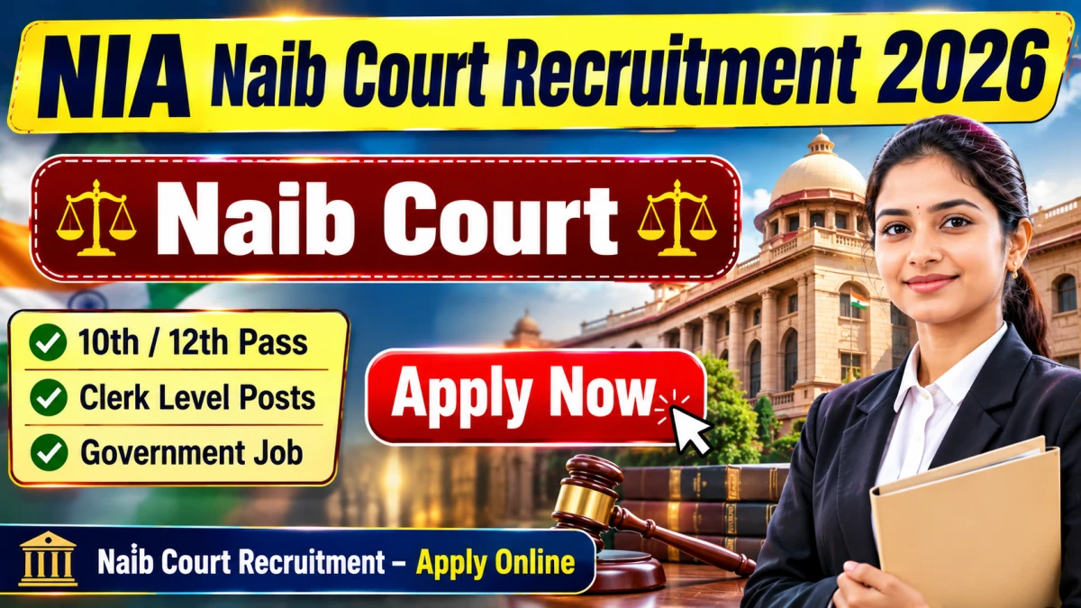 NIA Naib Court Recruitment 2026