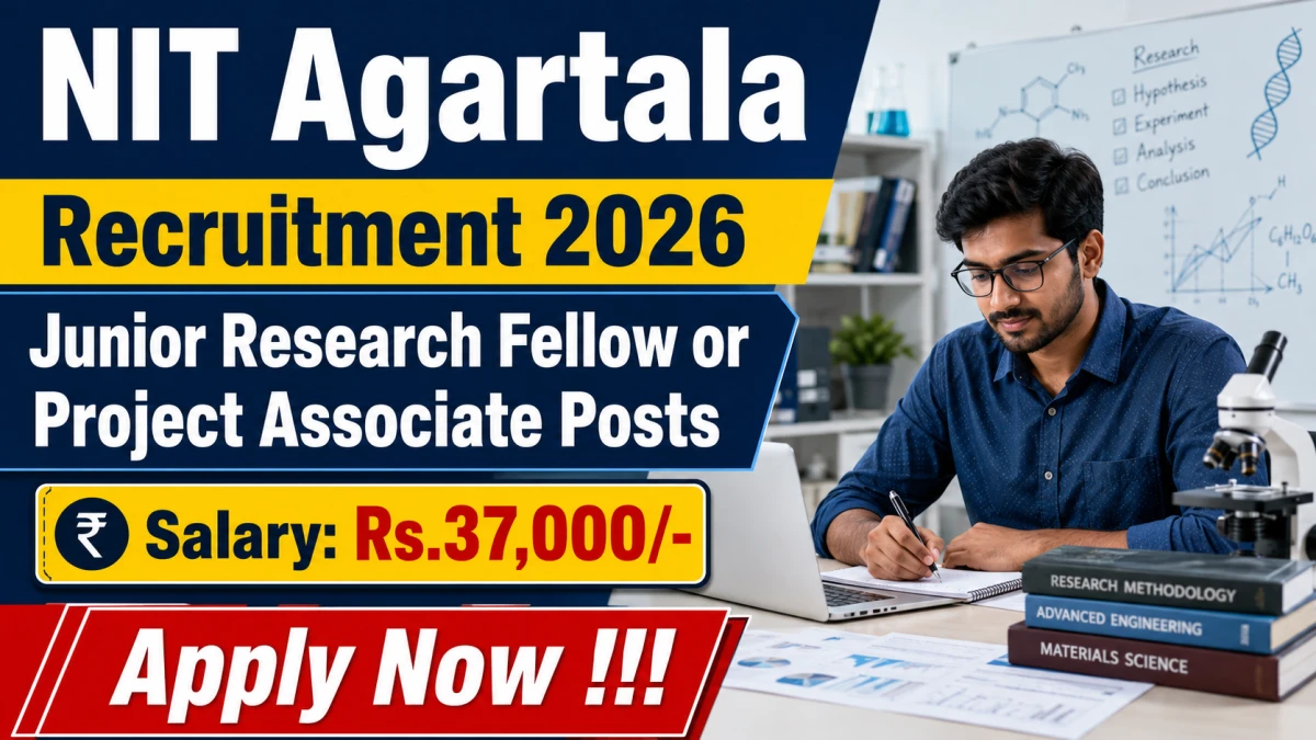 NIT Agartala Recruitment 2026