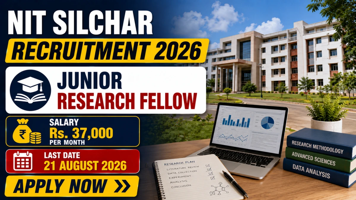 NIT Silchar Junior Research Fellow Recruitment 2026
