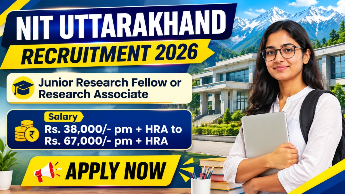 NIT Uttarakhand Recruitment 2026