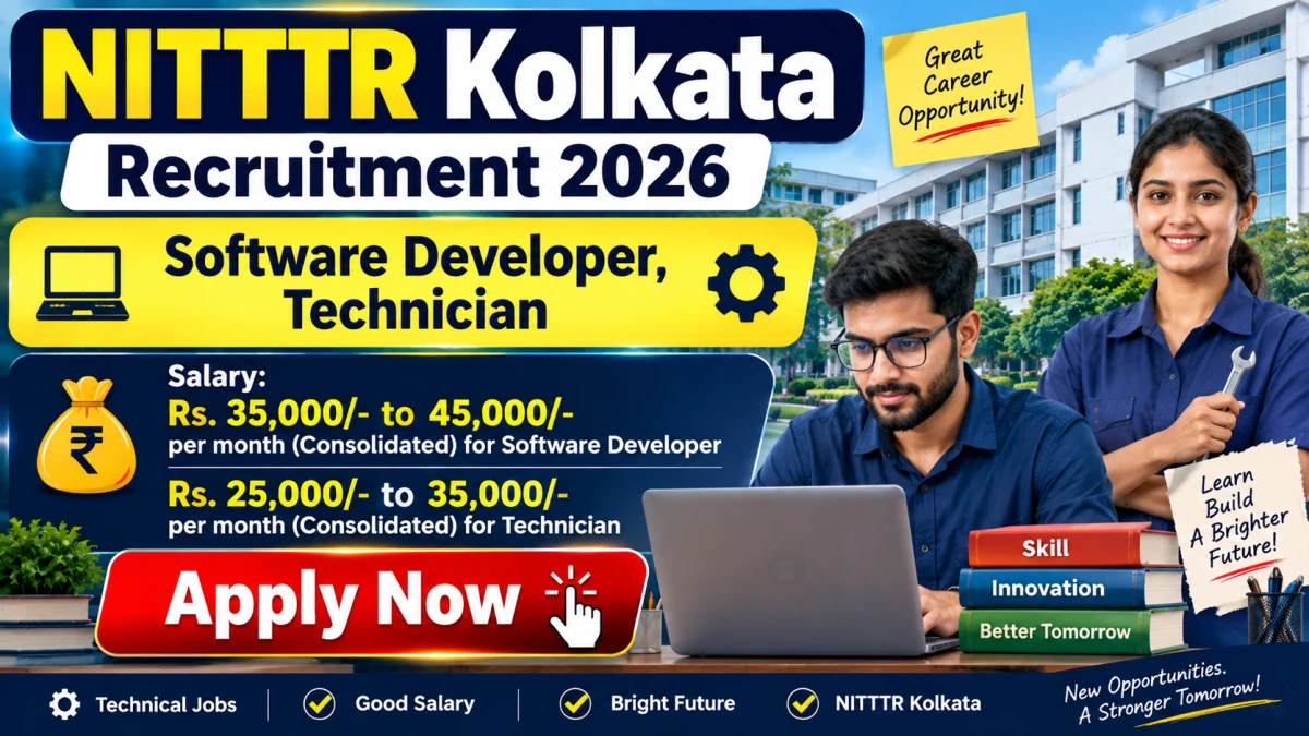 NITTTR Kolkata Recruitment 2026