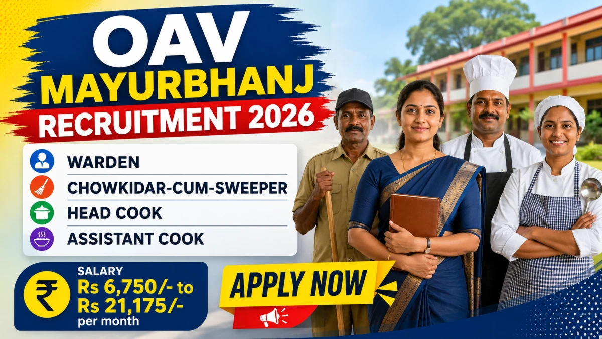 OAV Mayurbhanj Recruitment 2026