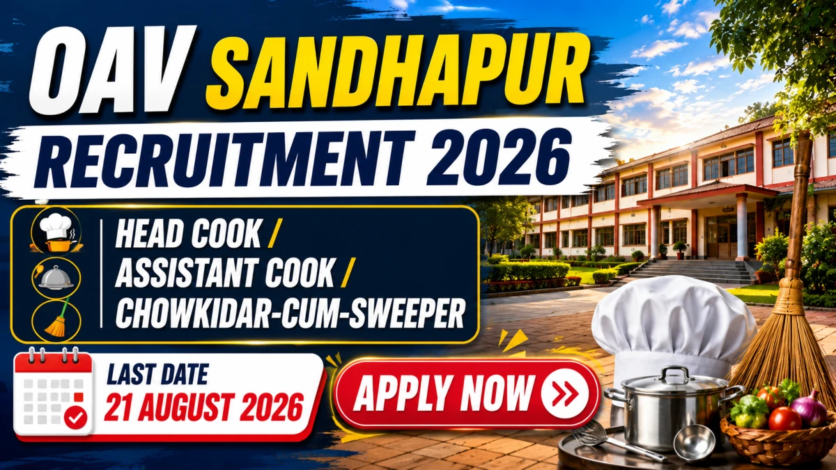 OAV Sandhapur Recruitment 2026