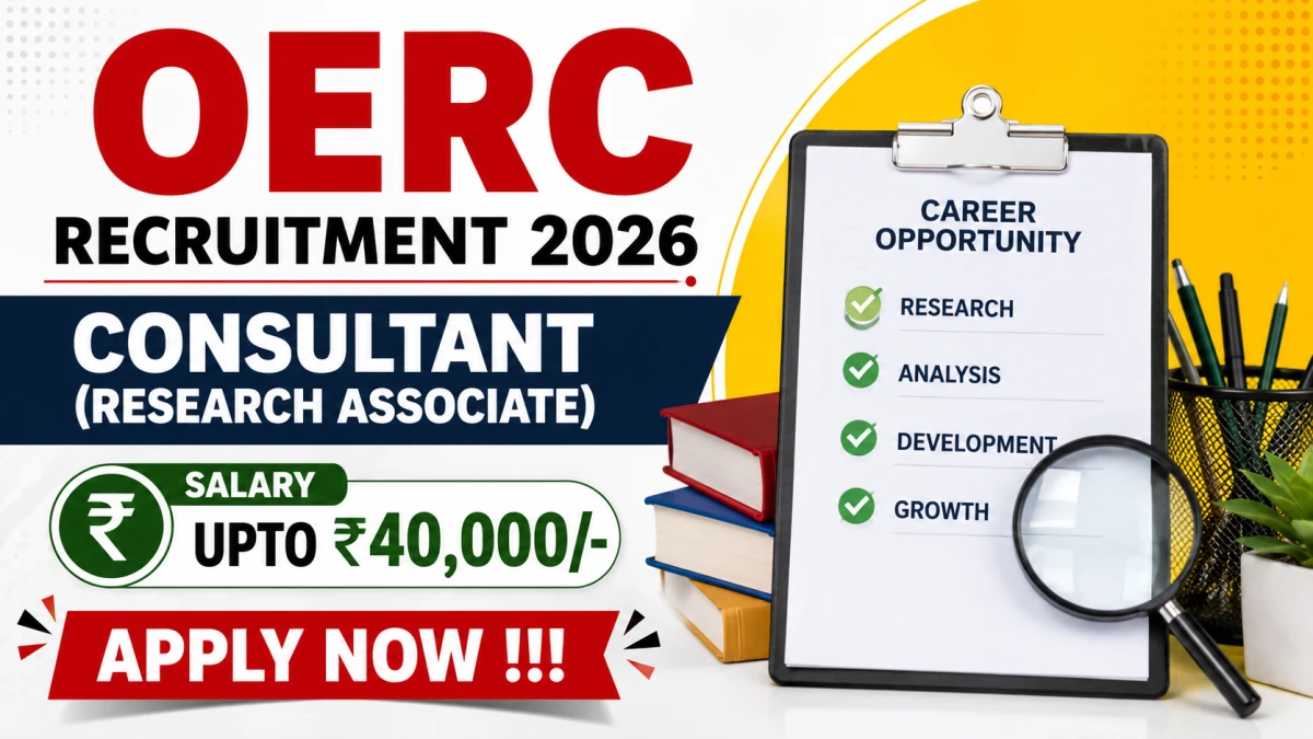 OERC Consultant Recruitment 2026