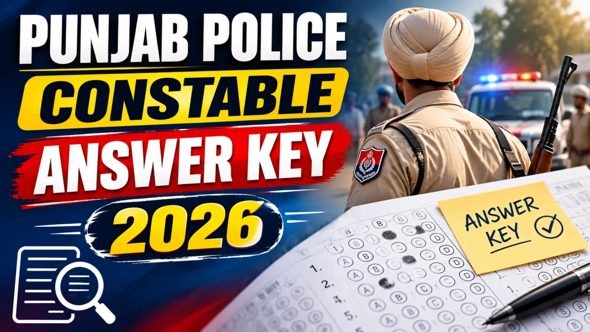 Punjab Police Constable Answer Key 2026