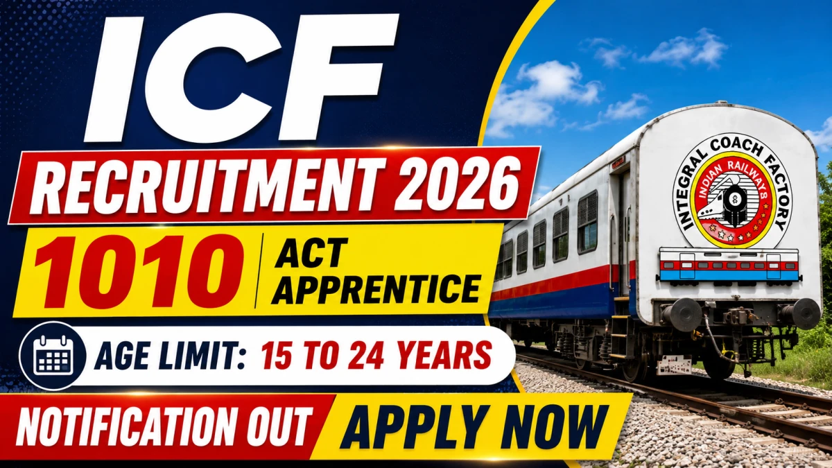 Railway ICF Act Apprentice Recruitment 2026