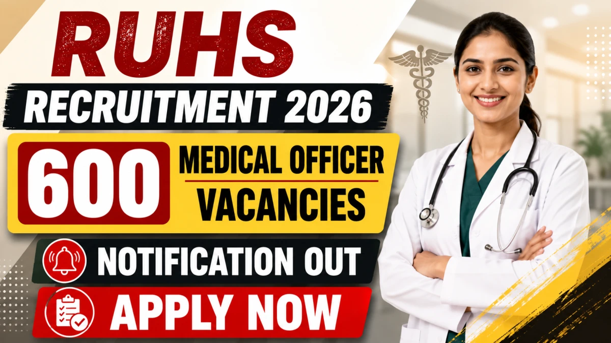 RUHS MO Recruitment 2026