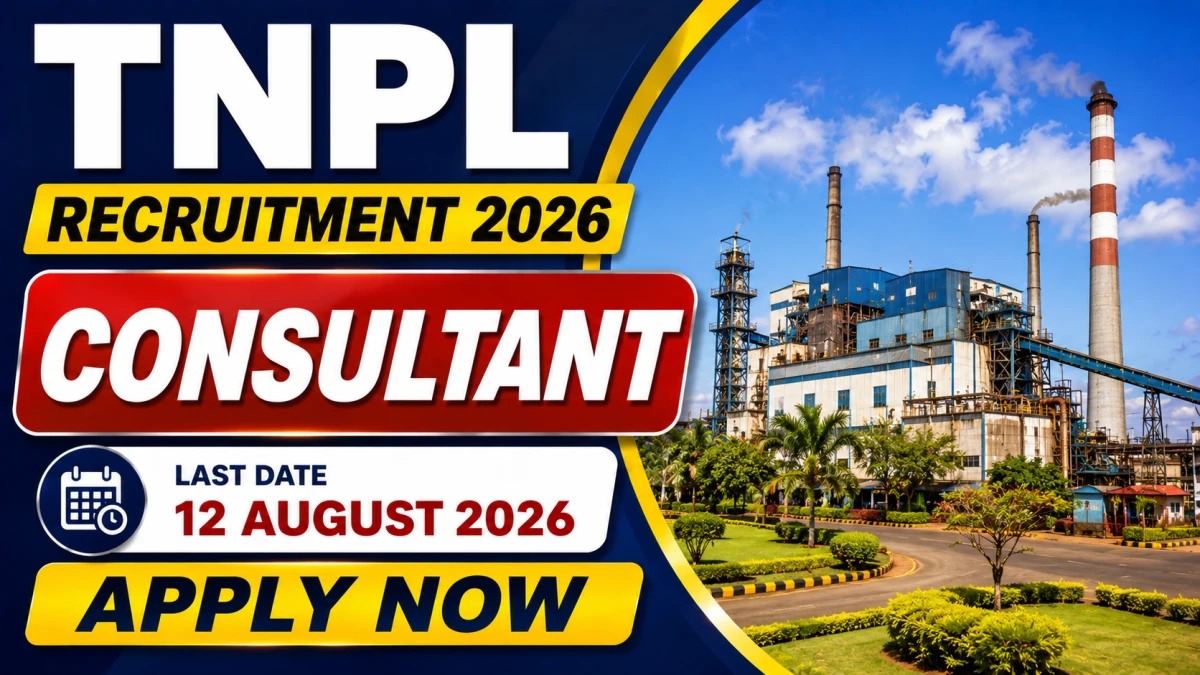 TNPL Consultant Recruitment 2026