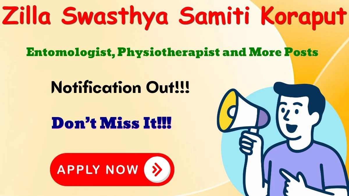 Zilla Swasthya Samiti Koraput Recruitment 2026