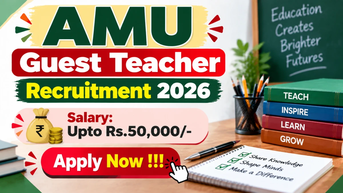 AMU Guest Teacher Recruitment 2026