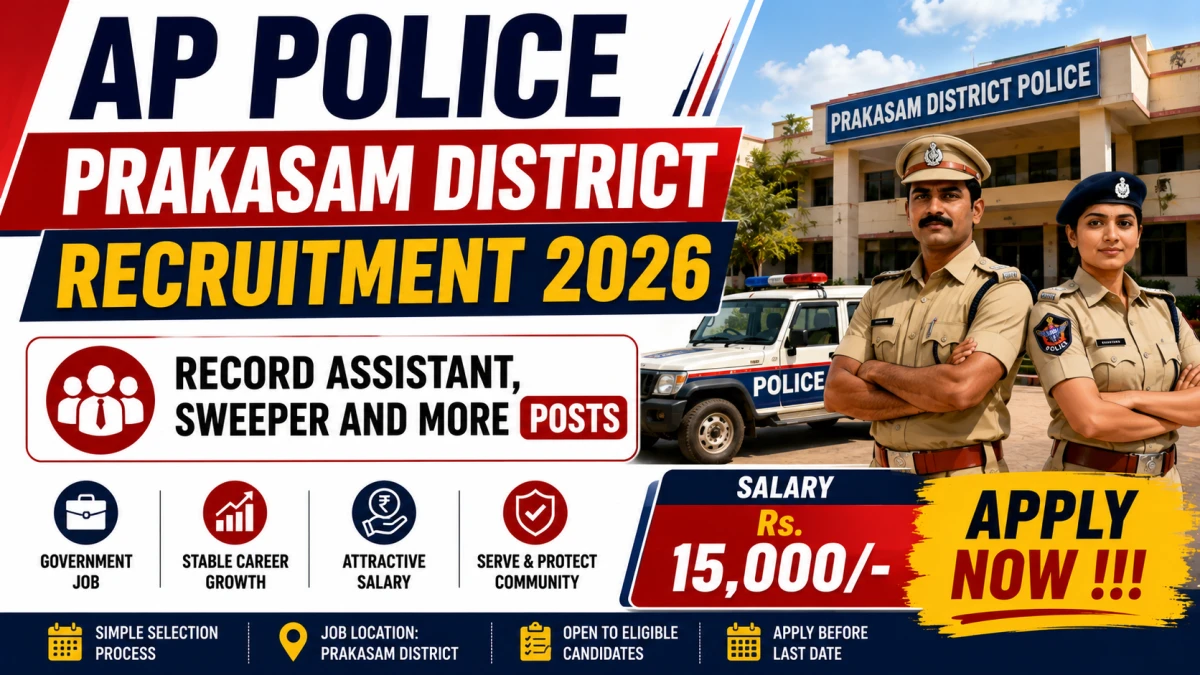 AP Police Prakasam District Recruitment 2026