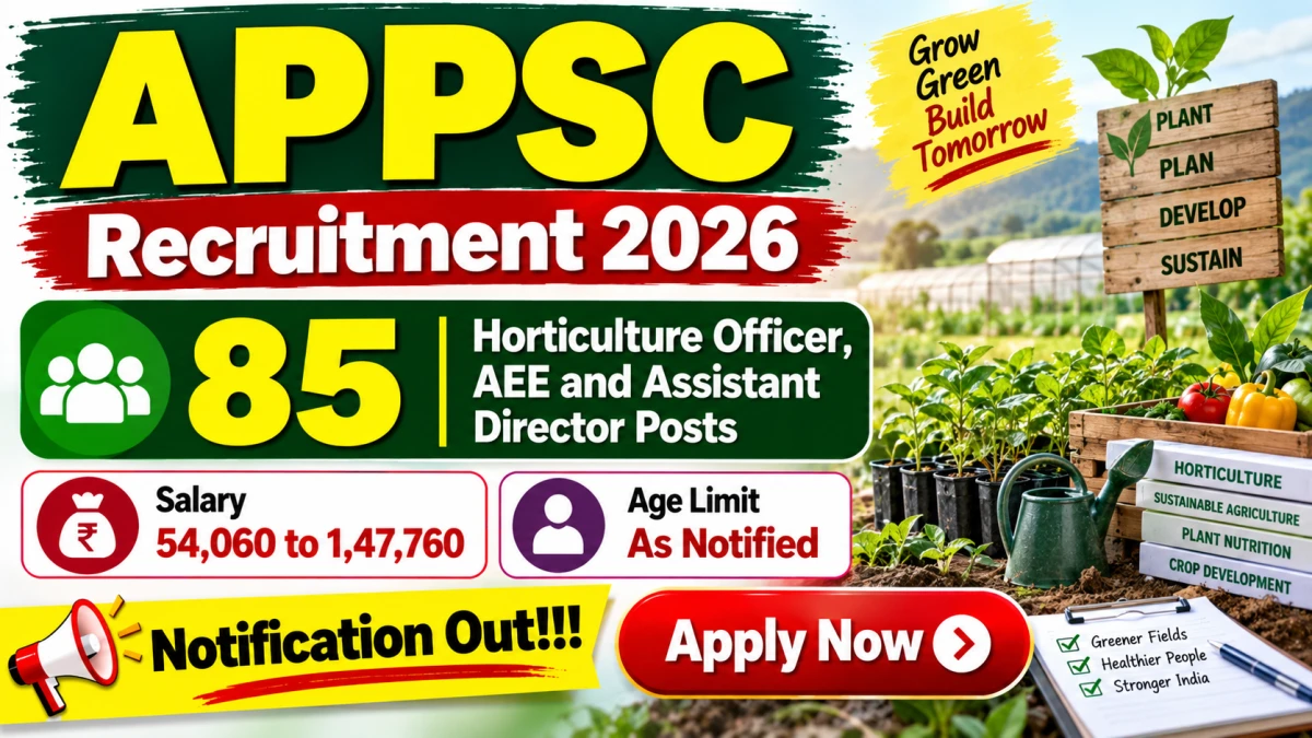 APPSC Recruitment 2026