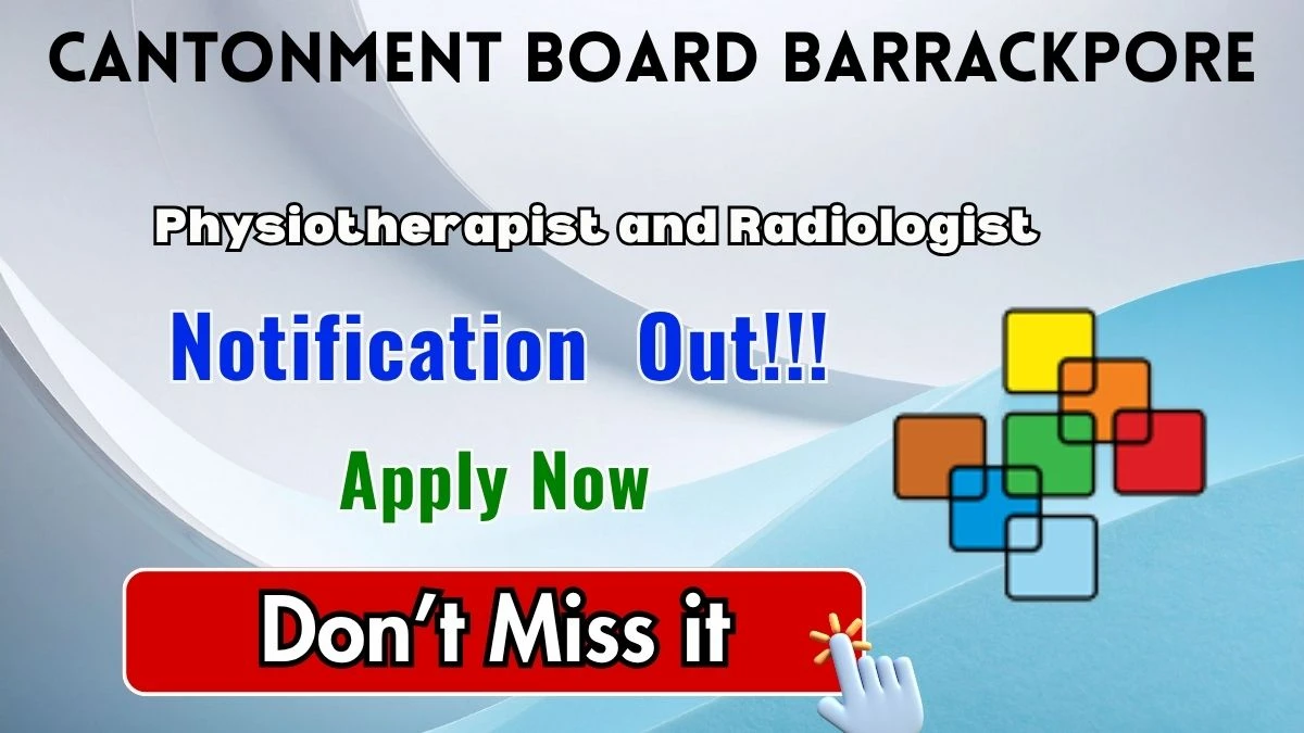 Cantonment Board Barrackpore Recruitment 2026