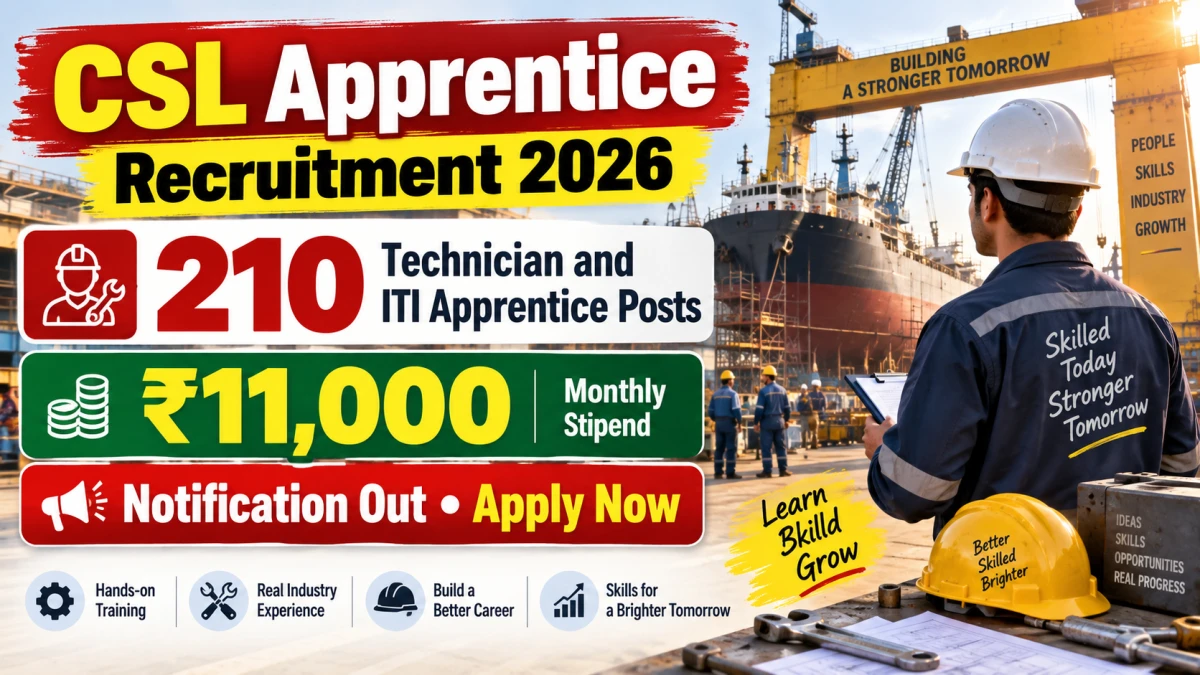 CSL Apprentice Recruitment 2026