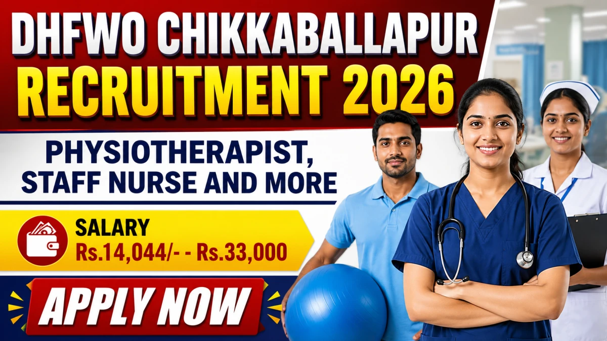 DHFWO Chikkaballapur Recruitment 2026