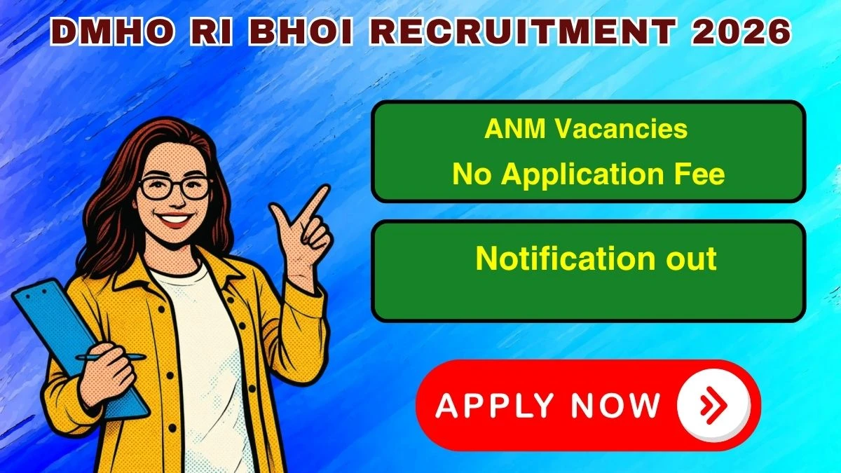 DMHO Ri Bhoi ANM Recruitment 2026