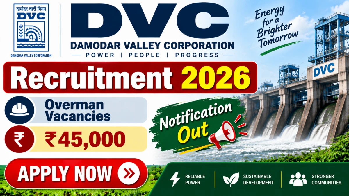 DVC Overman Recruitment 2026