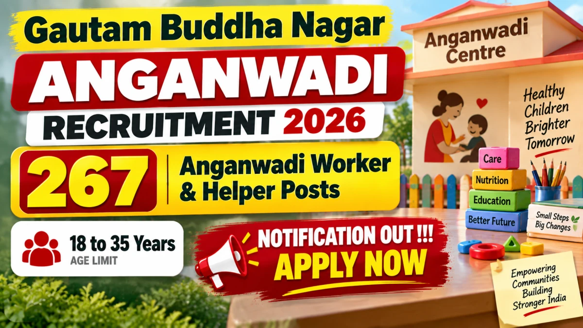 Gautam Buddha Nagar Anganwadi Recruitment 2026