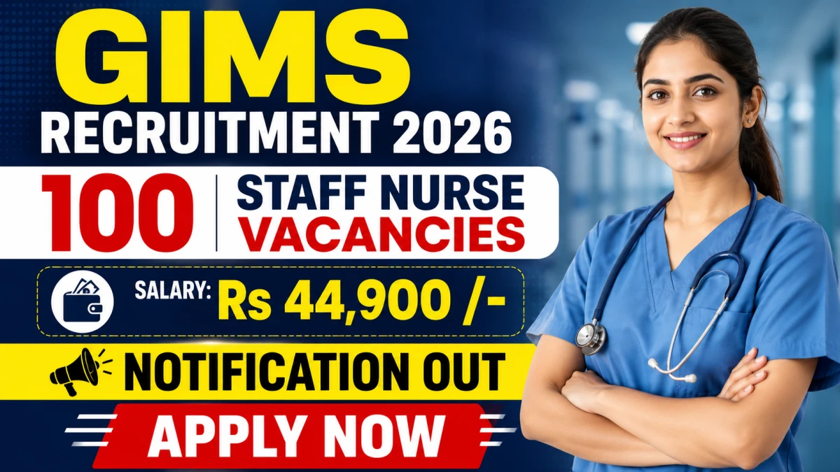 GIMS Staff Nurse Recruitment 2026