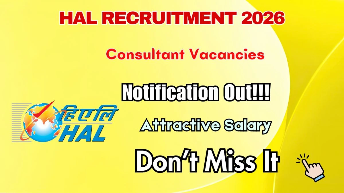 HAL Consultant Recruitment 2026