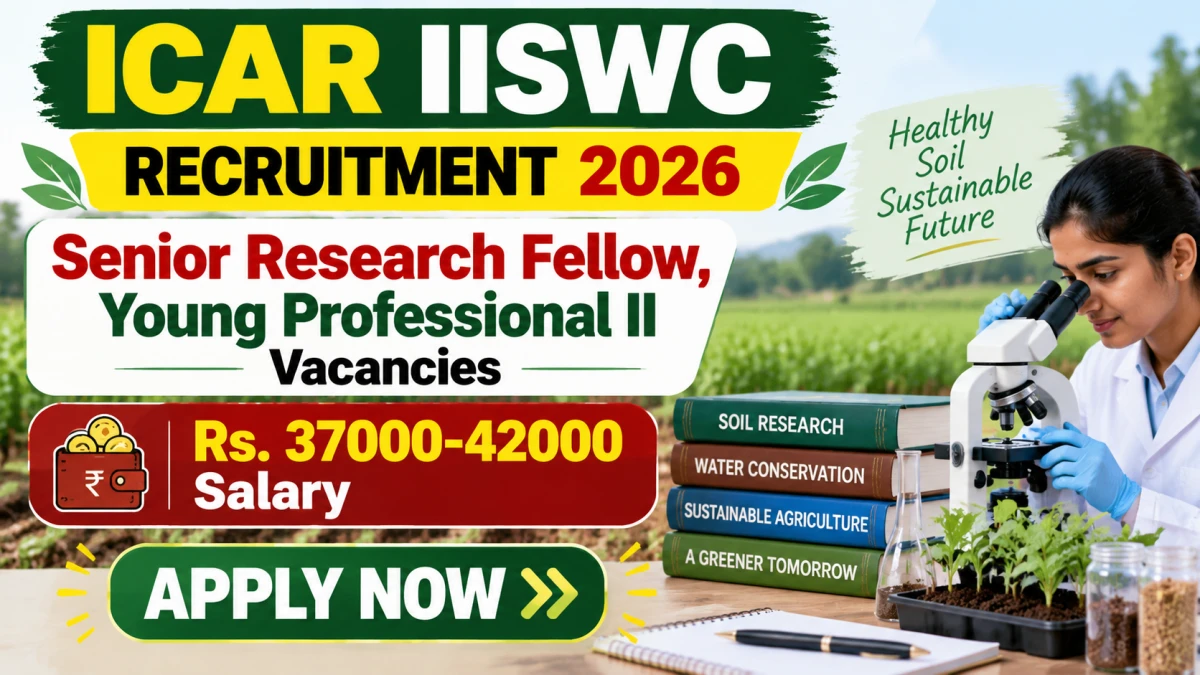 ICAR IISWC Recruitment 2026