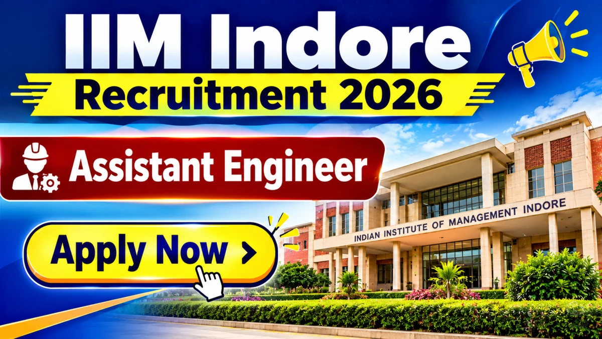 IIM Indore Assistant Engineer Recruitment 2026