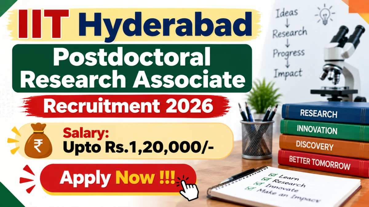 IIT Hyderabad Postdoctoral Research Associate Recruitment 2026