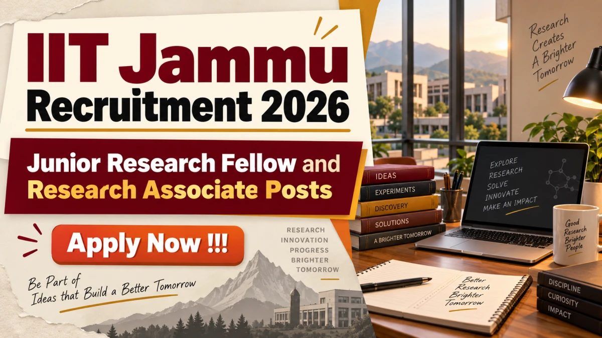 IIT Jammu Recruitment 2026