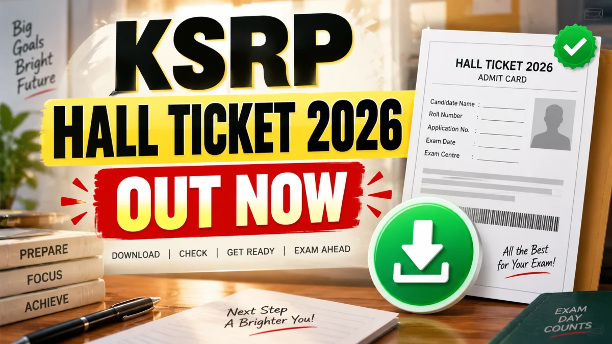 KEA KSRP Hall Ticket 2026