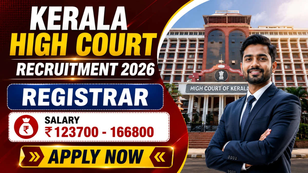 Kerala High Court Registrar Recruitment 2026