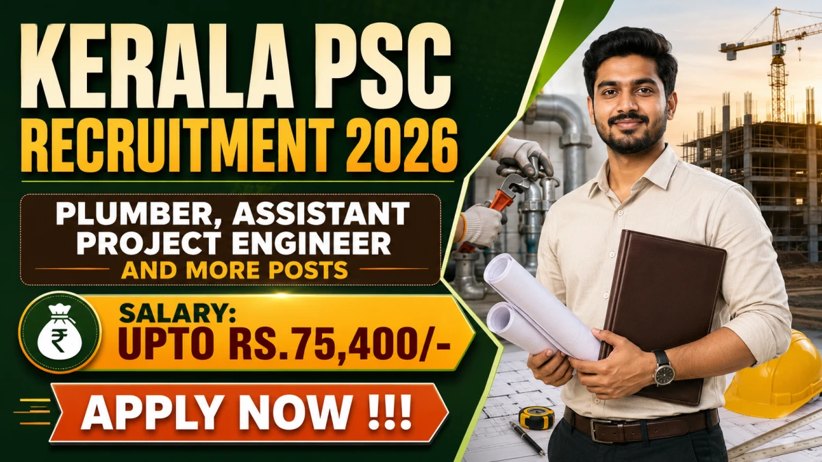 Kerala PSC Recruitment 2026