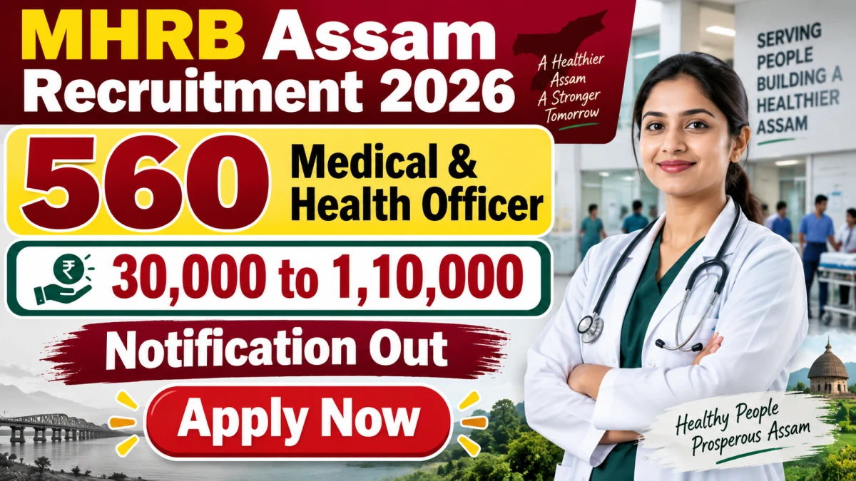 MHRB Assam M&HO-I Recruitment 2026